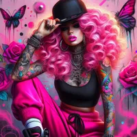  BEAUTIFUL & VIBRANT WHITE WOMAN PNG  – Image 1