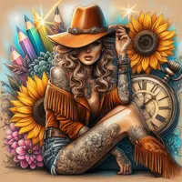 BEAUTIFUL & VIBRANT WHITE WOMAN PNG  – Image 1
