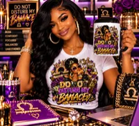   ♎ "DO NOT DISTURB MY BALANCE" LUXE PURPLE LIBRA PNG – Image 1