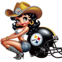  NFL Pittsburg Steelers Betty Boop – Image 1