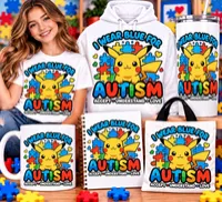  "I Wear Blue Accept, Understand, Love" Autism Awarenes PNG – Image 1