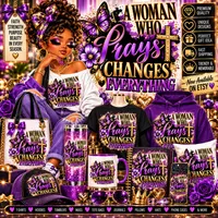  ✝️ A Woman Who Prays Changes Everything PNG – Image 1