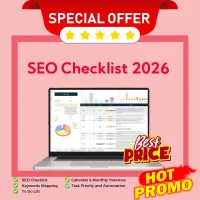 SEO Checklist Google Sheets Audit Template | Step-by-Step SEO Planner to Rank Higher on Google – Image 1