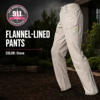 Flannel Lined Pants – Image 1