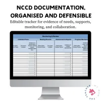 NCCD Evidence Collection Spreadsheet - Editable Google Sheets – Image 4