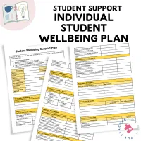 Classroom Management - Student Support: Wellbeing Plan Template – Image 1