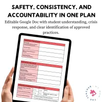 Classroom Management - Student Support: Individual Student Crisis Management Plan template – Image 4