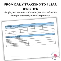 Classroom Management - Student Support: Scatterplot Observation Recording Tool – Image 3
