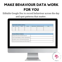 Classroom Management - Student Support: Scatterplot Observation Recording Tool – Image 4