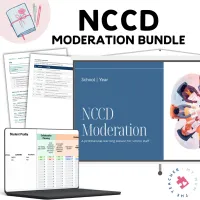 Complete NCCD Moderation Bundle: Presentation, Activities, Spreadsheets + Roles $ Responsibilities Framework – Image 1