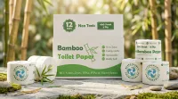 100% Bamboo Toilet Paper | 24 Rolls, 3-Ply, 400 Sheets | Tree-Free, Septic Safe, PFAS Free – 24 Rolls, 3-ply, 400 Sheets, Tree-Free, Septic Safe, PFAS Free
