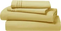 Clara Clark Premier 1800 Collection Queen Deluxe Sheet Set Mellow - Deep Pocket Microfiber – Image 3
