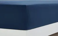 Clara Clark Premier 1800 Collection King Deluxe Sheet Set Navy Blue - Deep Pocket Microfiber – Image 2