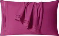 Clara Clark Premier 1800 Collection Twin Deluxe Sheet Set Magenta - Deep Pocket Microfiber – Image 4