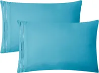 Clara Clark Premier 1800 Collection King Deluxe Sheet Set Beach Blue - Deep Pocket Microfiber – Image 5