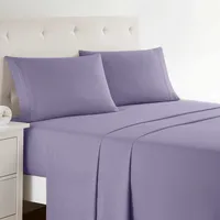 Clara Clark Premier 1800 Collection King Deluxe Sheet Set Lavender - Deep Pocket Microfiber – Image 1