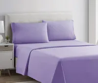 Clara Clark Premier 1800 Collection King Deluxe Sheet Set Lavender - Deep Pocket Microfiber – Image 4