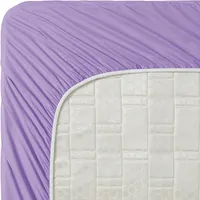 Clara Clark Premier 1800 Collection King Deluxe Sheet Set Lavender - Deep Pocket Microfiber – Image 3