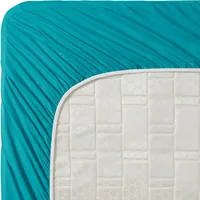 Clara Clark Premier 1800 Collection Full Deluxe Sheet Set Teal - Deep Pocket Microfiber – Image 6