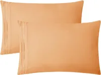 Clara Clark Premier 1800 Collection Full Deluxe Sheet Set Apricot - Deep Pocket Microfiber – Image 6