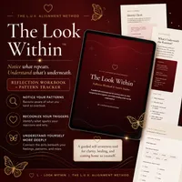 The Look Within™ — Reflection Workbook & Pattern Tracker  – Image 1