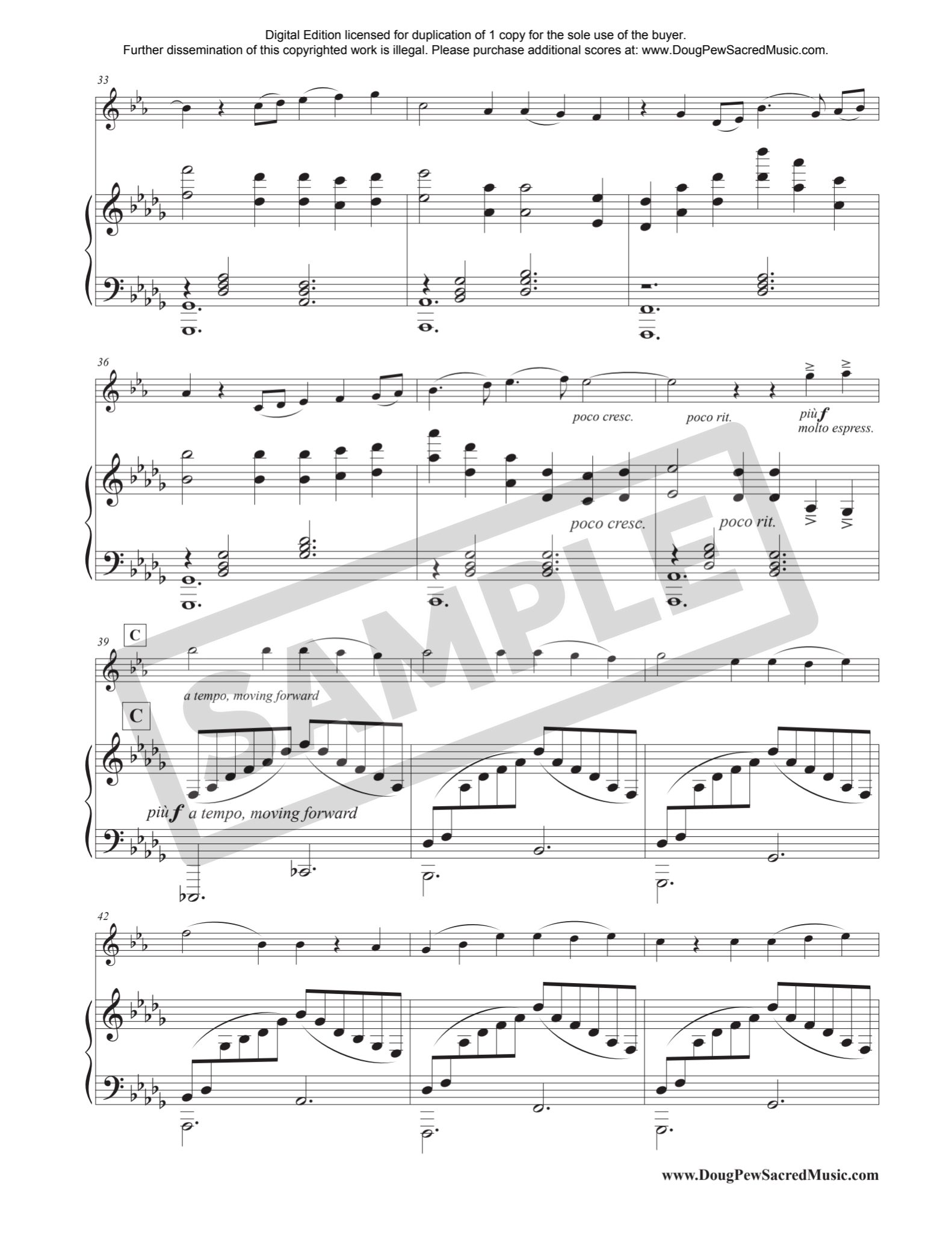 Sacred Airs - Trumpet and Piano – Image 4