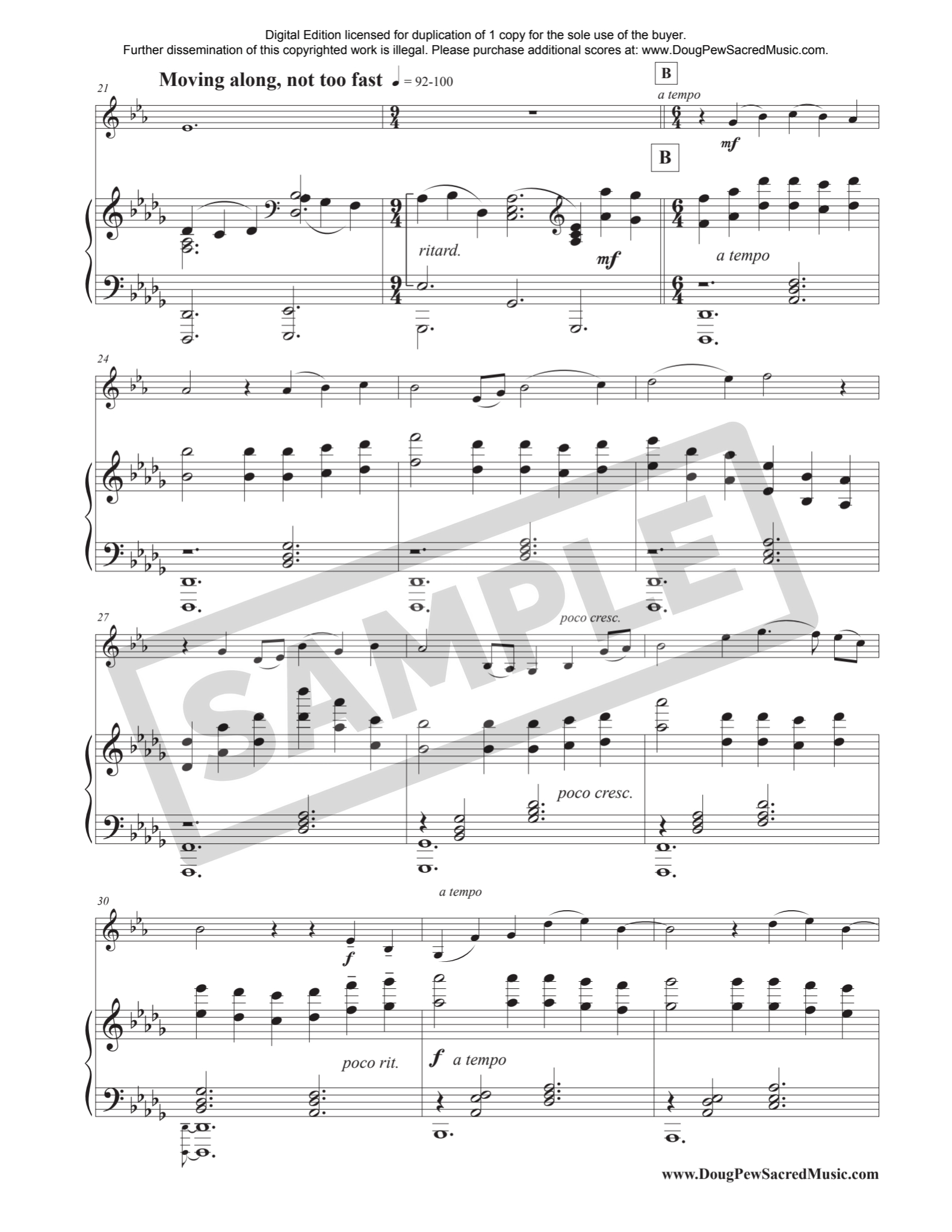 Sacred Airs - Trumpet and Piano – Image 3