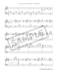 Come, Thou Fount of Every Blessing - EARLY INTERMEDIATE – Image 3