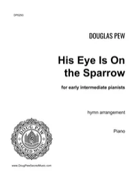 His Eye Is On the Sparrow - EARLY INTERMEDIATE – Image 1