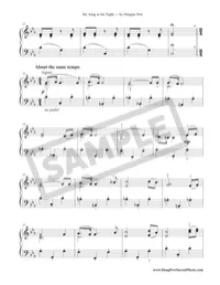 My Song in the Night - EARLY INTERMEDIATE – Image 3