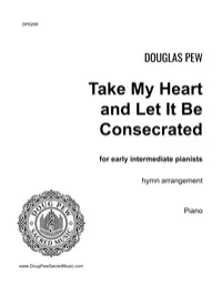Take My Heart and Let It Be Consecrated - EARLY INTERMEDIATE – Image 1