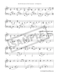 Take My Heart and Let It Be Consecrated - EARLY INTERMEDIATE – Image 4