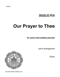 Our Prayer to Thee - EARLY INTERMEDIATE – Image 1
