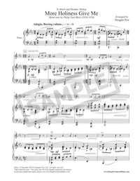More Holiness Give Me - Violin & Piano – Image 2