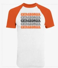 CSTA Georgia Computer Science Teacher Baseball Tee | STEM Educator Shirt – Image 1