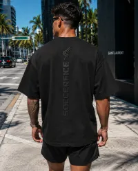 Premium Swag Tee - Black on Black – Image 3