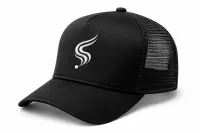 Black Trucker Foam Hat – Image 2