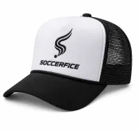2-Tone Trucker Foam Hat (Black/White) – Image 2