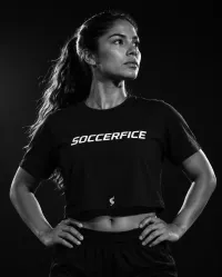 Women's Crop Top Strength Tee  – Image 1