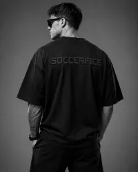 Premium Swag Tee - Black on Black (Alternate Back) – Image 1
