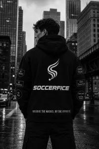 Unisex Soccerfice Creed Hoodie – Image 3