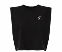 Women's Sleeveless Crop Tee  – Image 3