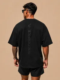 FLOW TEE (BLACK on BLACK) – Image 2