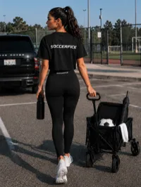 FLOW CROP TEE + LEGGINGS BUNDLE – Image 2