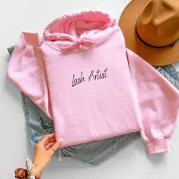 Lash Artist Hooded Sweatshirt (without extra design) – Image 1