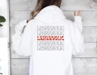 LASHAHOLIC Hoodie – Image 1