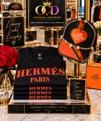 Hermes designer inspired caps – Image 1
