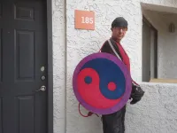 Yin Yang Wall Art Sign Laser Cut – Image 5