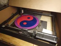 Yin Yang Wall Art Sign Laser Cut – Image 2