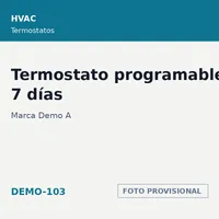 Marca Demo A Termostato programable 7 días · SKU DEMO-103 – Image 1